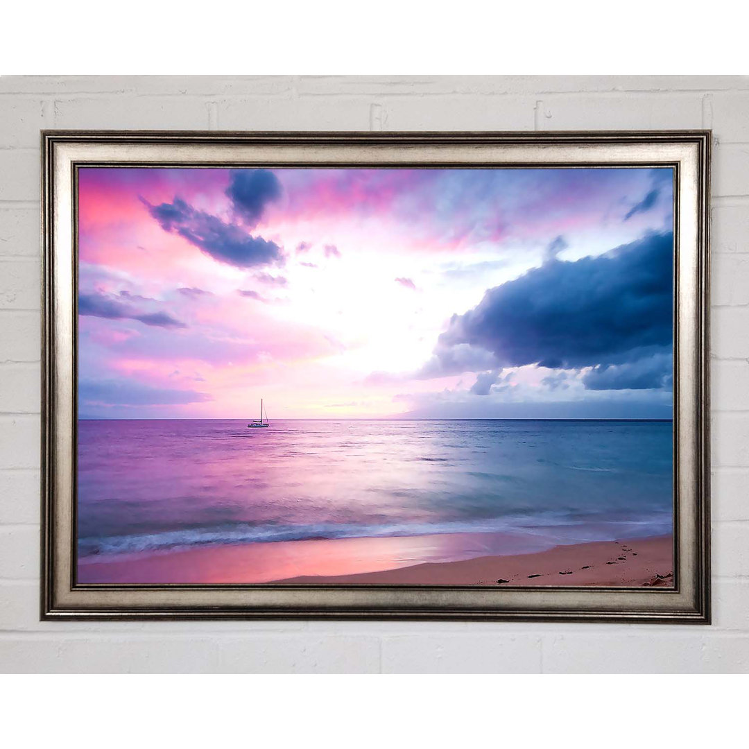 Gerahmtes Wandbild Twilight Pink