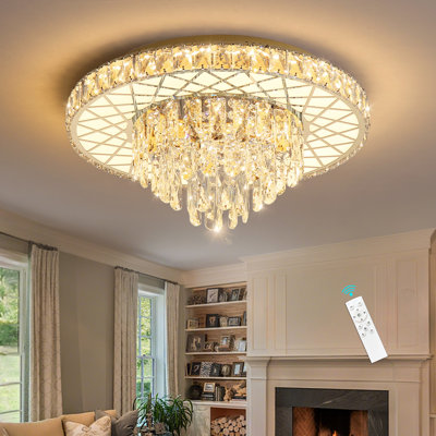 Modern Glam Chandelier Dimmable