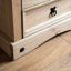 Doe Solid Wood 48 cm W Chest of 5 Drawers