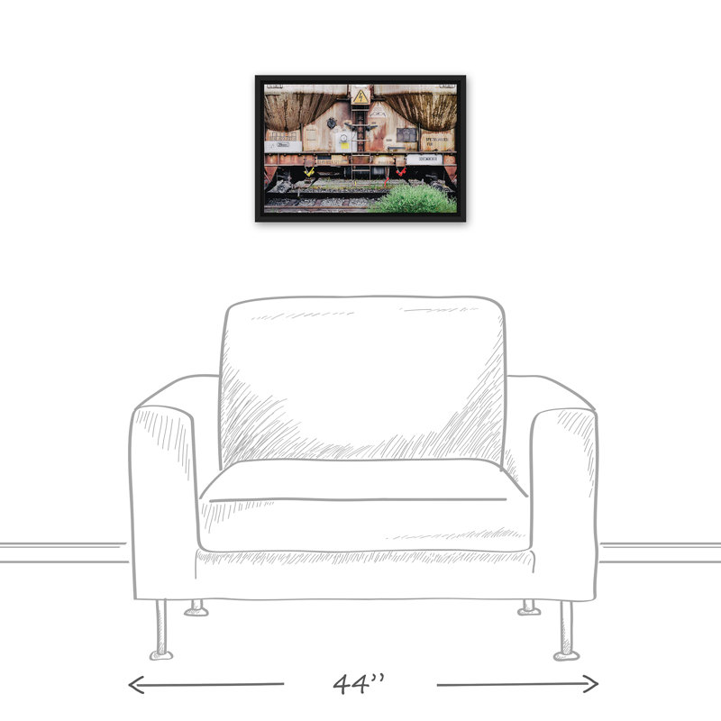 " Rustic Train ", 19.75" W x 13.75" H