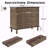 4-Drawer Chest with Solid Wood Foot-786218175