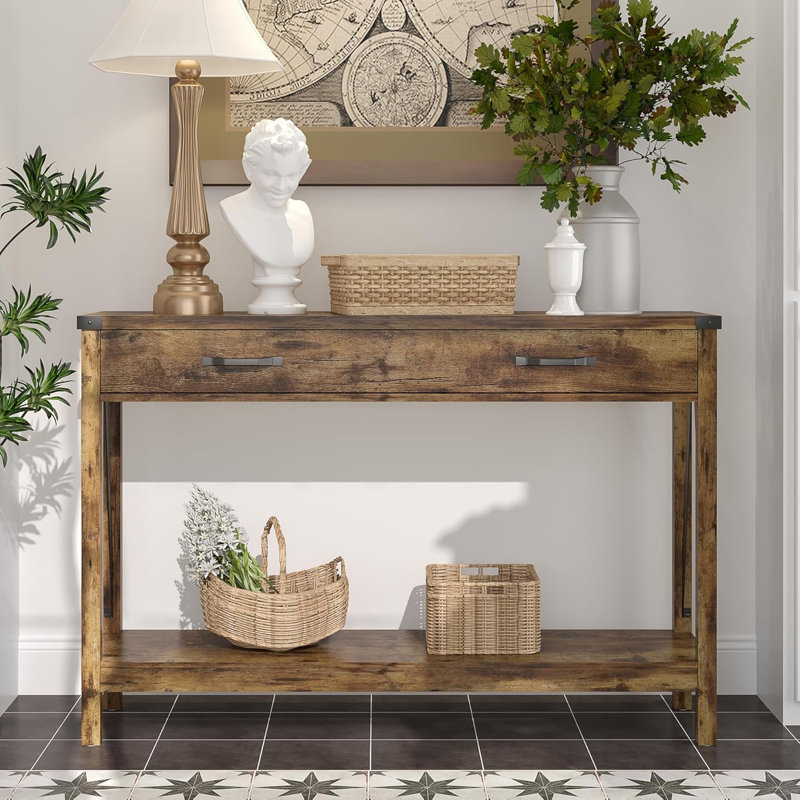 Table de ferme avec tiroirs Farmhouse