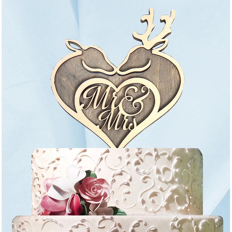 Surmatelas à gâteau pour gâteau mr. et mlle. cerf, Argent
