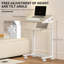Adjustable Overbed Table C-Shaped Sofa Side Table