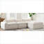Canapé modulaire | 116 pouces 4 places sans assemblage modulaire pour le salon | Chenille | Blanc cassé-24449489