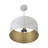 Slocomb 3 - Light White Drum Pendant