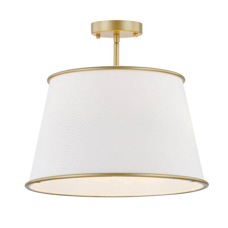Elsa Semi-Flush Mount, Gold