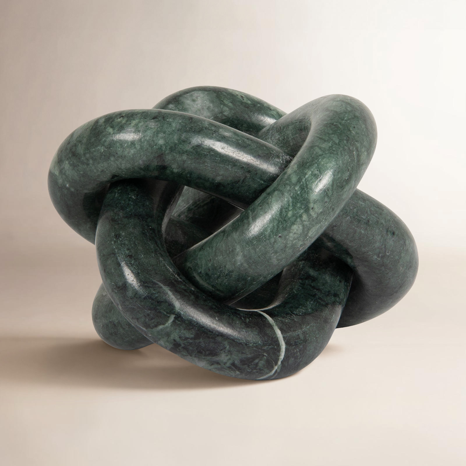 Gwennie Genuine Marble Sculpture, Green