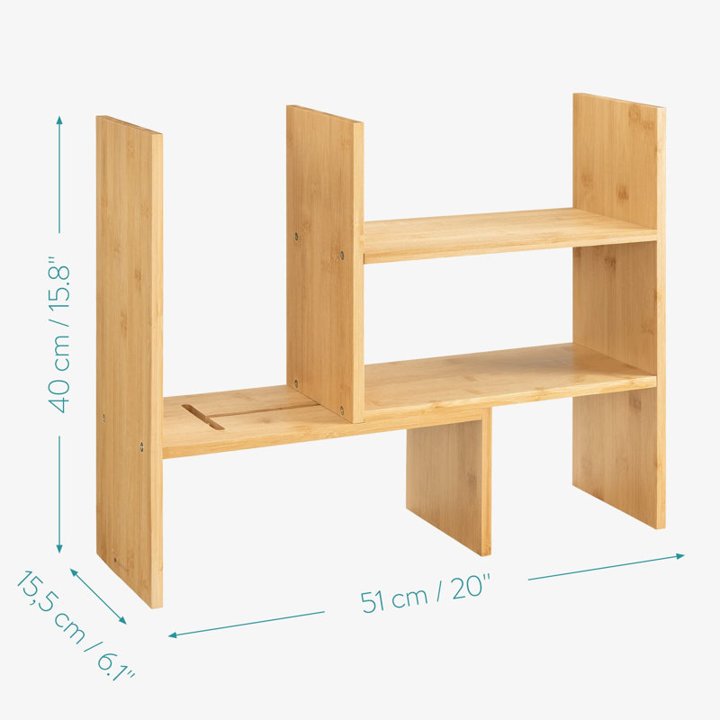 Holli Wood Desk Organiser, Natural