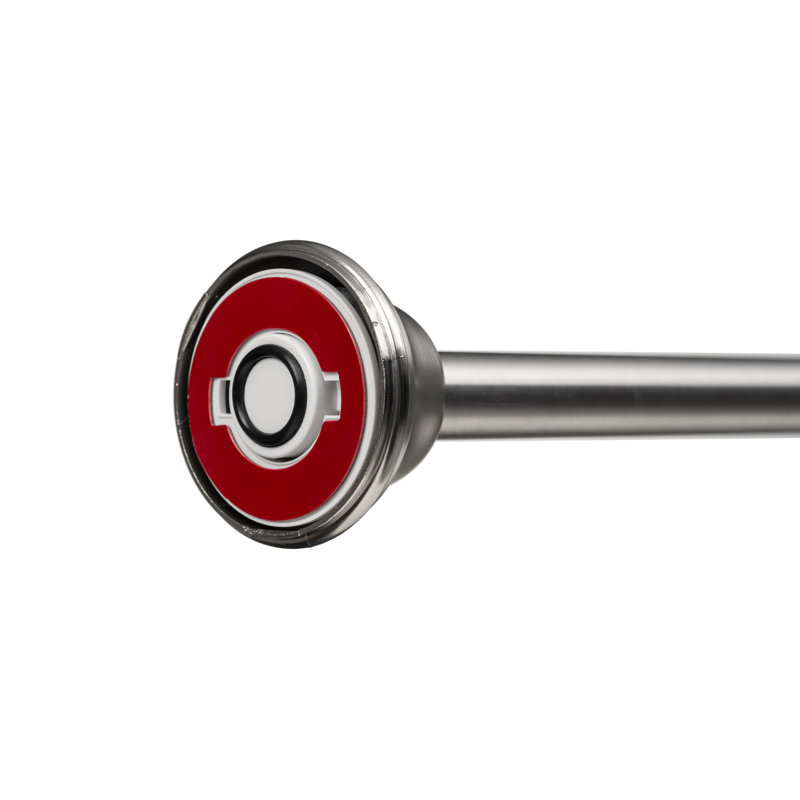 Adjustable Brushed Nickel Tension Shower Curtain Rod
