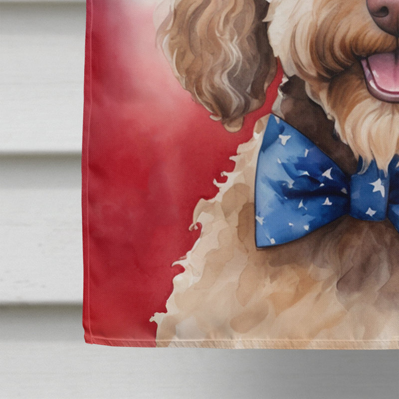 Drapeau patriotique de la maison américaine, Sable Labradoodle