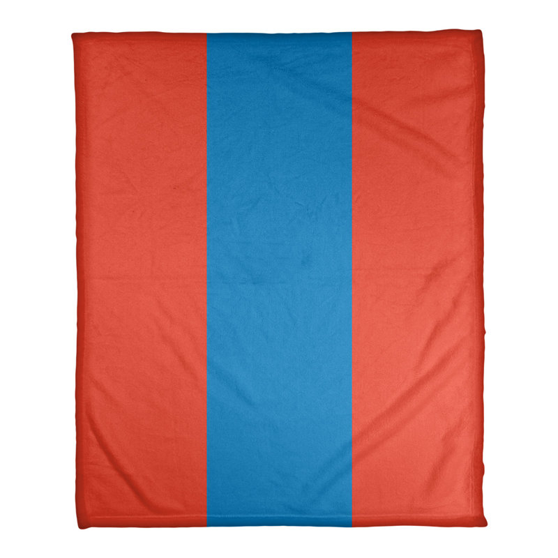 Toronto Quilted Throw Blanket, 60" W x 80" L, Oklahoma Basketballet/Basketball Blue