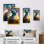 «Peacock Gangster in NYC I», impression sur toile-737331176-737331179