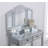 Sanlo Wooden Vanity Make Up Table And Stool Set-1303192377
