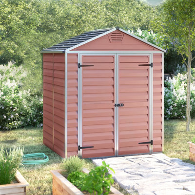 Skylight 10 Ft. W x 6 Ft. D Apex Polycarbonate Shed