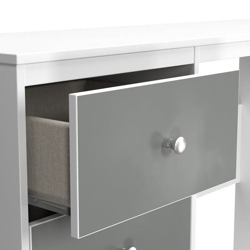 Bhargavi Dressing Table, Uniform Grey/White