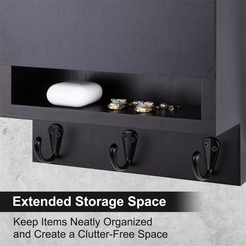 Solid Wood Wall Organizer
