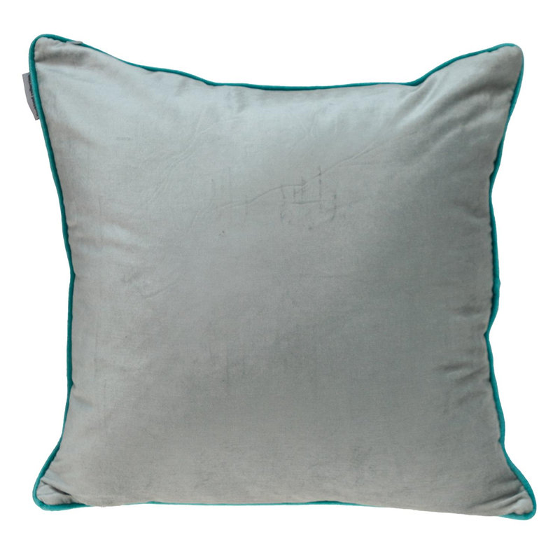 Parkland Collection Khole Transitional Gray Reversible Throw Pillow, Purple
