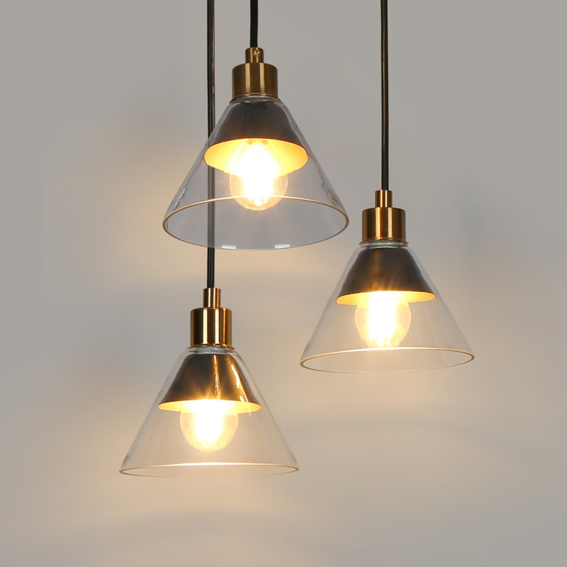 Lustre encastré 3 lumières Modern