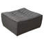 Repose-pieds Marshall en tissu gris