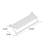 Keniya 1 Piece Metal and Glass Accent Shelf