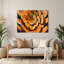Fruit, cantaloup, art mural en métal brun-185069246