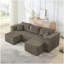 Canapé modulaire compact en velours côtelé modulaire compact avec un style minimaliste moderne-1713954327