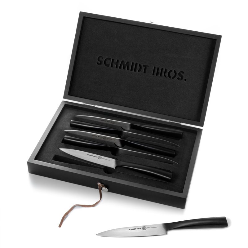 Schmidt Brothers™ Cutlery Carbon 6, 6-Piece Steak Knife Set