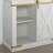 Rustic Style Antique White 1Pc Sofa Table Living Room Side Table W Drawers Barnyard Design