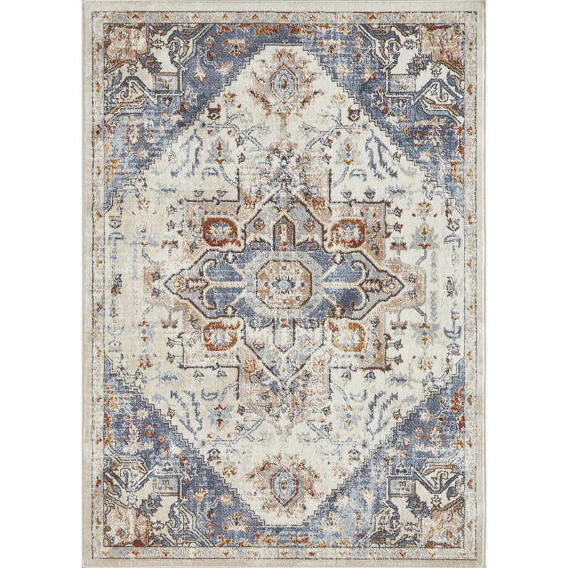 Oriental Indoor Rug, Rectangle 9'10" x 12'10"