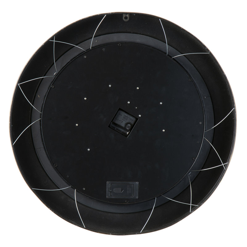 Gerallt Modern & Contemporary Wall Clock, Antique Brass-Finished Metal Frame with Mesmerizing Moving Gears and Open Dial