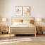 Mid-Century Modern 22.5 '' Fluted Nightstand-1520128278