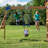 Backyard Discovery Beach Front All Cedar Swing Set
