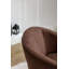 Fauteuil club pivotant rembourré Badri-481095184