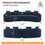 Canapé modulaire en chenille Boneless-1748650894