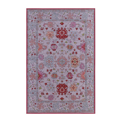 Tapis oriental rose Hanford