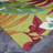 Stowthewold Floral Fern Green Red Handmade Indoor Outdoor Area Rug-689623983