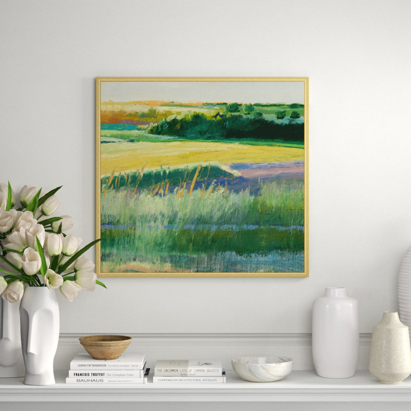 Summer Fields 3' Framed Print on Canvas