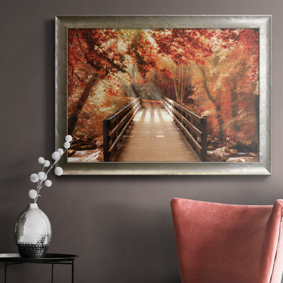 Pont d'automne - reproduction d'art sur toile