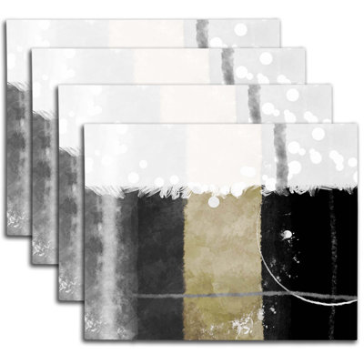 Napperon abstrait en polyester