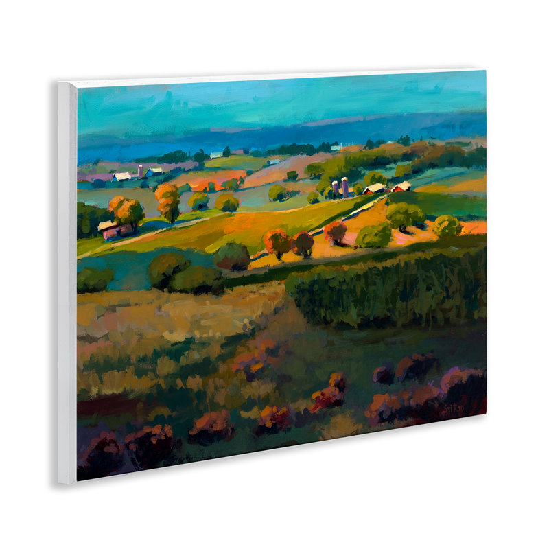  "Paysage campagne", art mural par sri Rao