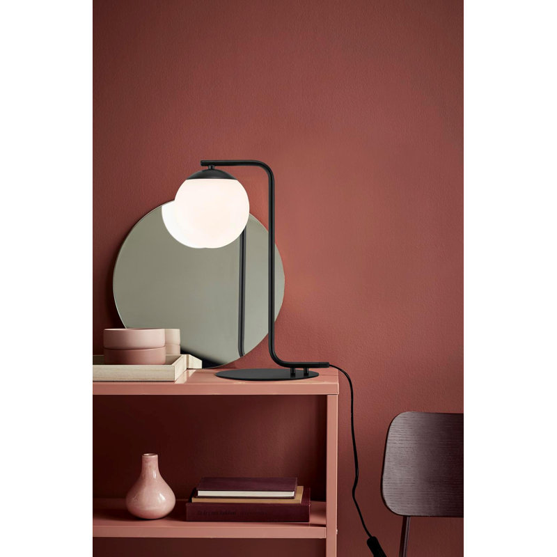 Grant Metal Arched Lamp, Black
