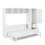 Lit escamotable double avec tiroirs et garde-robe-1103074579