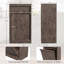 Armoire à poubelle inclinable, armoire de rangement autoportante de 10 gallons pour la salle à manger de la cuisine, armoire à linge dissimulée à l'épreuve des chiens-106775901