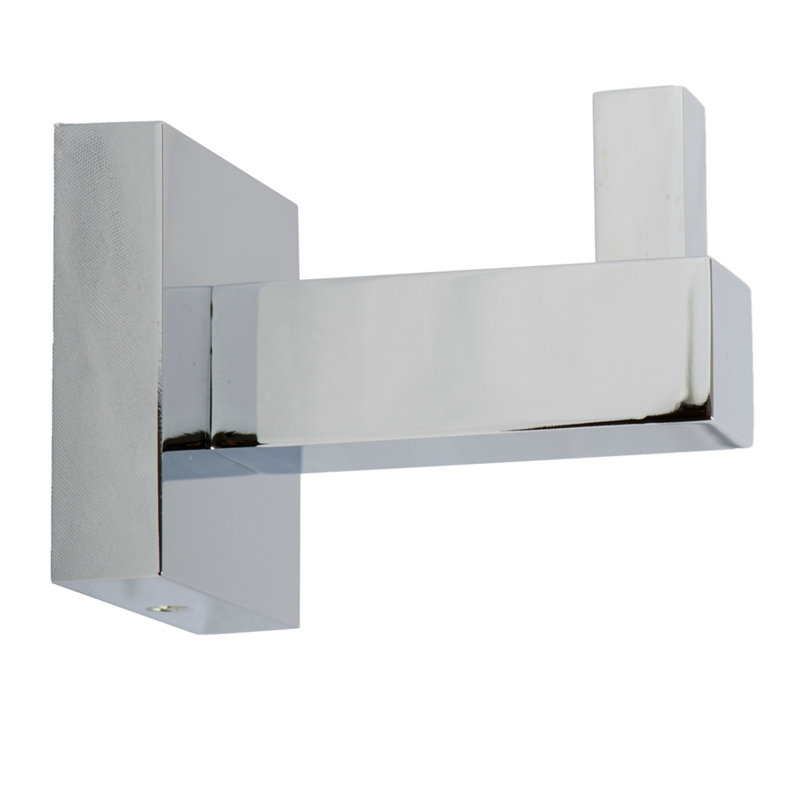 Capri Wall Mounted Robe Hook, Polished Chrome