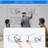 60" x 36" Wall-Mounted Whiteboard Magnetic Dry Erase Board