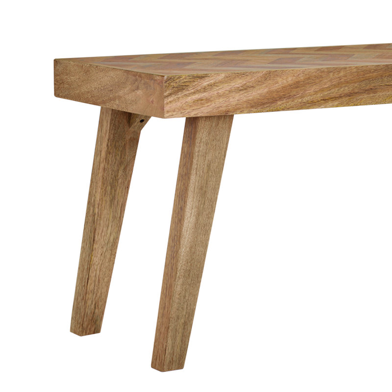 Banc de salle à manger en bois, Brun