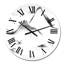 Paysage monochrome avec montagnes et bateau - horloge murale traditionnelle-47080686