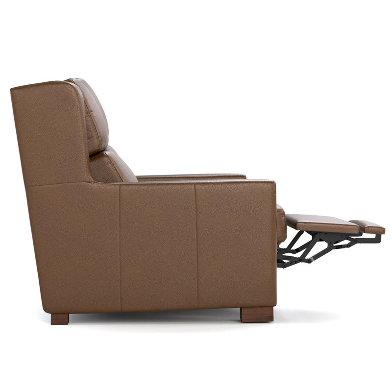 Woodlands Track Arm Motion Loveseat, Selvano Bark