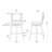 Angelija Swivel Upholstered Counter Stool with Solid Wood Frame-24834188-41671376